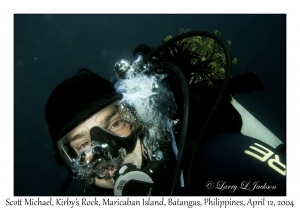 1164#0241 Scott Michael, Kirby's Rock, Maricaban Is, Batangas, Philippines, April 12, 2004