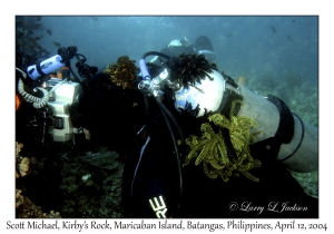 1164#0247 Scott Michael, Kirby's Rock, Maricaban Is, Batangas, Philippines, April 12, 2004