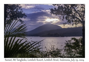 Sunset & Mt Tongkoko