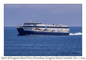 'Spirit of Kangaroo Island' Ferry