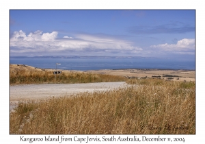 Kangaroo Island from Cape Jervis