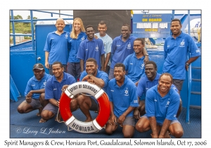 MV Spirit of Solomons Managers & Crew