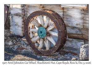 1907 Arrol-Johnston Car Wheel