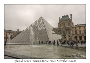 Pyramid & Louvre Fountain