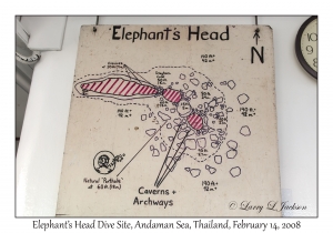 Elephant's Head Dive Site Map