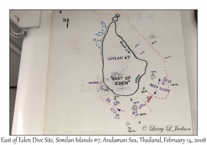 East of Eden Dive Site Map
