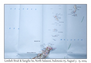 North Sulawesi & Sangihe Islands Map