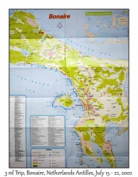 Bonaire, Netherland Antilles Map