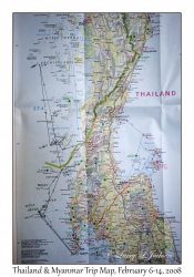 Thailand & Myanmar Map