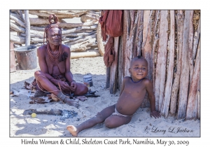 Himba Woman and Child