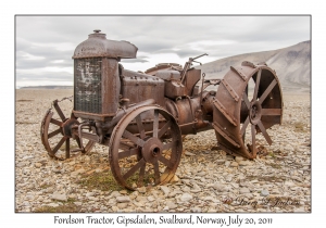 2011-07-20#4506 Fordson Tractor, Gipsdalen, Svalbard
