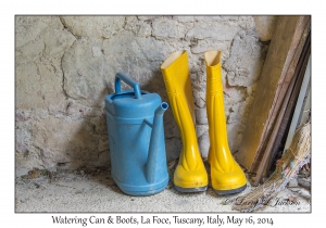 Watering Can & Boots
