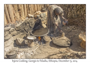 Injera Cooking