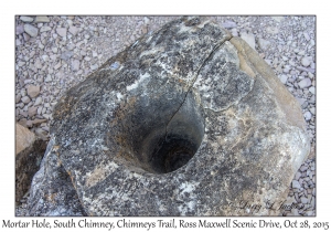 Mortar Hole, South Chimney