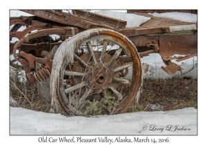 Old Car Wheel