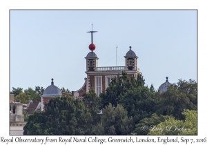 Royal Observatory from Royal Naval College
