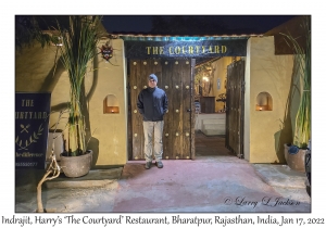 Indrajit at Harry's 'The Courtyard' Restaurant