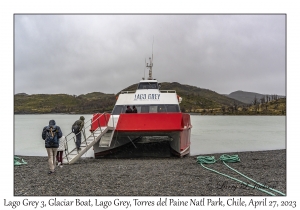Lago Grey Glaciar Boat