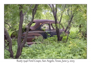 Rusty 1946 Ford Coupe