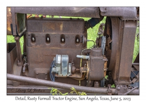 Rusty Farmall Tractor Engine