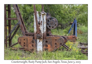 Rusty Pump Jack Counterweight