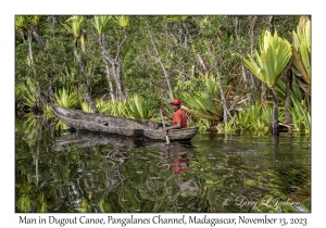 Man in Dugout Canoe