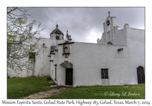 2024-03-07#2152 Mission Espiritu Santo, Goliad State Park, Hwy 183, Goliad, Texas