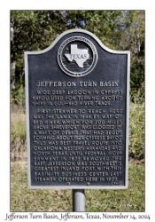 Marker, Jefferson Turn Basin