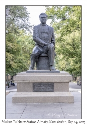 Mukan Tulebaev Statue