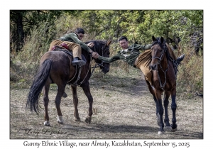 Wrestling on the Horse