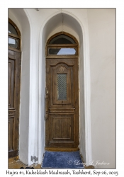 2025-09-26#2066 Hujra #1, Kukeldash Madrasah, Tashkent, Uzbekistan