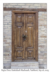 2025-09-26#2080 Hujra Door, Kukeldash Madrasah, Tashkent, Uzbekistan
