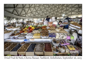 2025-09-26#5214 Dried Fruit & Nuts, Chorsu Bazaar, Tashkent, Uzbekistan