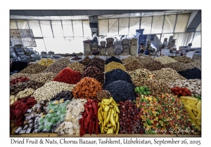 2025-09-26#5219 Dried Fruit & Nuts, Chorsu Bazaar, Tashkent, Uzbekistan