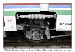 2025-09-27#2117 Wheel, Afrosiyob Talgo 250 Train, Tashkent, Uzbekistan