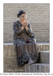 2025-09-27#2197 In Prayer, Shah-I-Zinda, Samarkand, Uzbekistan
