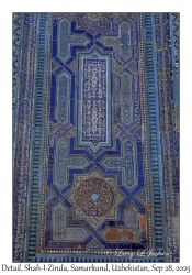 2025-09-27#2206 Detail, Shah-I-Zinda, Samarkand, Uzbekistan