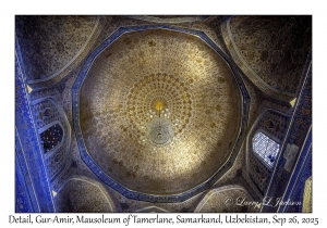 2025-09-27#5299 Detail, Gur-Amir, Mausoleum of Tamerlane, Samarkand, Uzbekistan