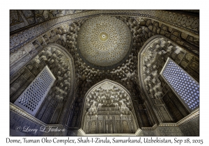 2025-09-27#5362 Dome, Tuman Oko Complex, Shah-I-Zinda, Samarkand, Uzbekistan