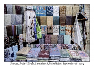 2025-09-27#5366 Scarves, Shah-I-Zinda, Samarkand, Uzbekistan