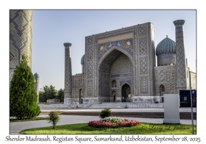 2025-09-28#2255 Sherdor Madrasah, Registan Square, Samarkand, Uzbekistan