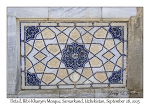 2025-09-28#2381 Detail, Bibi-Khanym Mosque, Samarkand, Uzbekistan
