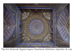 2025-09-28#5388 Tilya-Kori Madrasah, Registan Square, Samarkand, Uzbekistan
