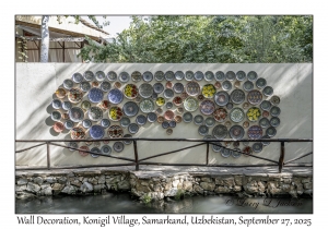 2025-09-28#5424 Wall Deocration, Konigil Village, Samarkand, Uzbekistan