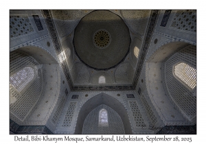 2025-09-28#5444 Detail, Bibi-Khanym Mosque, Samarkand, Uzbekistan