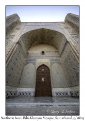 2025-09-28#5458 Northern Iwan, Bibi-Khanym Mosque, Samarkand, Uzbekistan