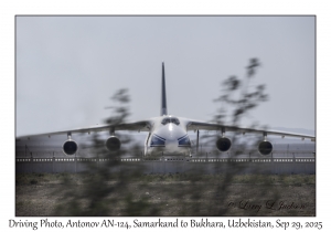 2025-09-29#2494 Driving Photo, Antonov AN-124, Samarkand to Bukhara, Uzbekistan