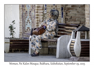 2025-09-29#2547 Woman, Poi Kalon Mosque, Bukhara, Uzbekistan