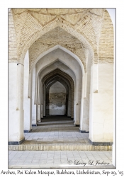 2025-09-29#2551 Arches, Poi Kalon Mosque, Bukhara, Uzbekistan