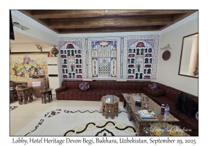 2025-09-29#4344 Lobby, Hotel Heritage Devon Begi, Bukhara, Uzbekistan